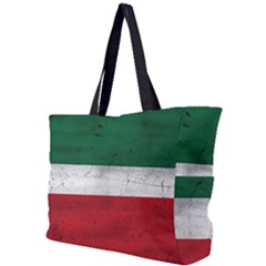 Flag Patriote Quebec Patriot Red Green White Grunge Separatism Simple Shoulder Bag by Quebec