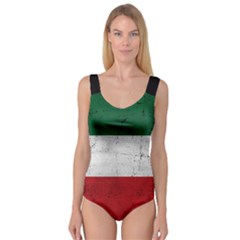 Flag Patriote Quebec Patriot Red Green White Grunge Separatism Princess Tank Leotard 