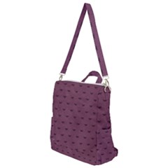 Plum Bow Design Crossbody Backpack