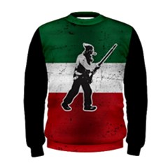 Flag Patriote Quebec Patriot Red Green White Grunge Vieux Patriot Henri Julien Men s Sweatshirt by Quebec