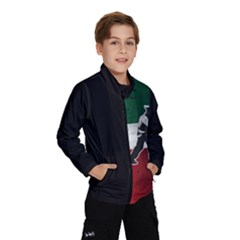 Flag Patriote Quebec Patriot Red Green White Grunge Vieux Patriot Henri Julien Windbreaker (kids) by Quebec