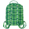 Sweet Pea Green Gingham Flap Pocket Backpack (Large) View3