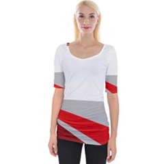 Lift Off Wide Neckline Tee