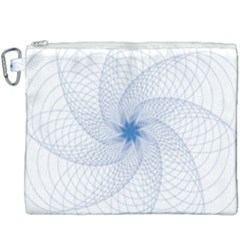 Spirograph Pattern Geometric Canvas Cosmetic Bag (xxxl) by Mariart