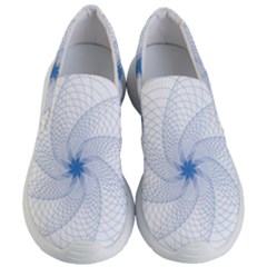 Spirograph Pattern Geometric Women s Lightweight Slip Ons