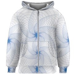 Spirograph Pattern Geometric Kids  Zipper Hoodie Without Drawstring by Mariart