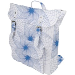 Spirograph Pattern Geometric Buckle Up Backpack