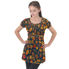 Magician s Toolbox. Puff Sleeve Tunic Top