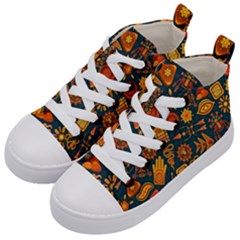 Magician s Toolbox  Kids  Mid-top Canvas Sneakers by WensdaiAmbrose