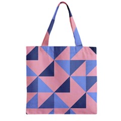 Tubular Zipper Grocery Tote Bag by WensdaiAmbrose