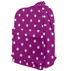 Polka Dots In Purple Classic Backpack by WensdaiAmbrose