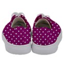 Polka Dots in Purple Kids  Low Top Canvas Sneakers View4