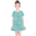 Colorful Abstract Print Pattern Kids  Simple Cotton Dress View1