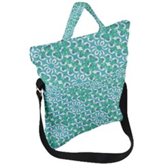 Colorful Abstract Print Pattern Fold Over Handle Tote Bag by dflcprintsclothing