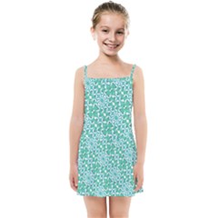 Colorful Abstract Print Pattern Kids  Summer Sun Dress by dflcprintsclothing