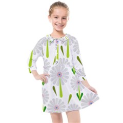 Zappwaits Kids  Quarter Sleeve Shirt Dress