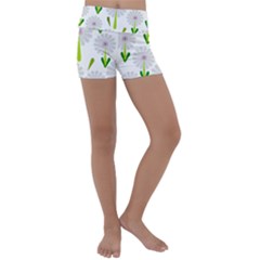 Zappwaits Kids  Lightweight Velour Yoga Shorts