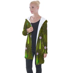 Zappwaits Longline Hooded Cardigan