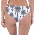 zappwaits flowers black Reversible Classic Bikini Bottoms View2