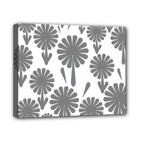 Zappwaits Flowers Black Canvas 10  X 8  (stretched)