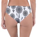 zappwaits flowers black Reversible Classic Bikini Bottoms View4