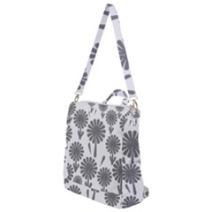 Zappwaits Flowers Black Crossbody Backpack