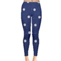 Navy Polka Dot Leggings  View1