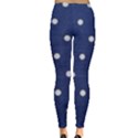 Navy Polka Dot Leggings  View2