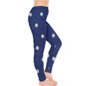 Navy Polka Dot Leggings  View4