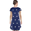 Navy Polka Dot Cap Sleeve Nightdress View2