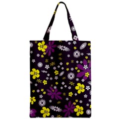 Buttercups & Violets Zipper Classic Tote Bag by WensdaiAmbrose