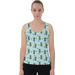 Pineapple Watermelon Fruit Lime Velvet Tank Top