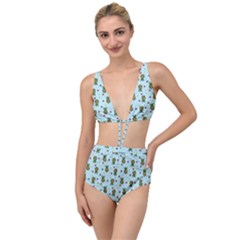 Pineapple Watermelon Fruit Lime Tied Up Two Piece Swimsuit by Mariart