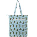 Pineapple Watermelon Fruit Lime Double Zip Up Tote Bag View2