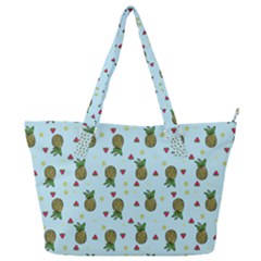 Pineapple Watermelon Fruit Lime Full Print Shoulder Bag