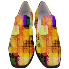 Too Square, Don t Care  Slip On Heel Loafers by WensdaiAmbrose