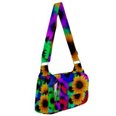 Sunflower Colorful Post Office Delivery Bag by Mariart