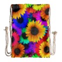 Sunflower Colorful Drawstring Bag (Large) View1