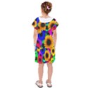 Sunflower Colorful Kids  Drop Waist Dress View2