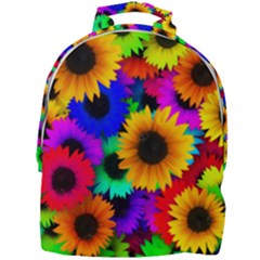 Sunflower Colorful Mini Full Print Backpack by Mariart