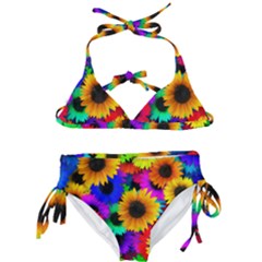 Sunflower Colorful Kids  Classic Bikini Set