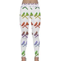 Yard Work Gardening Landscaping Classic Yoga Leggings by Mariart