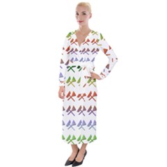 Yard Work Gardening Landscaping Velvet Maxi Wrap Dress