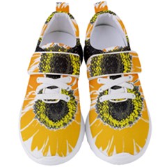 Sunflower Flower Yellow Orange Women s Velcro Strap Shoes by Mariart