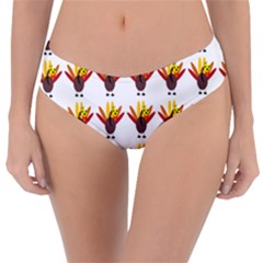 Turkey Thanksgiving Background Reversible Classic Bikini Bottoms by Mariart