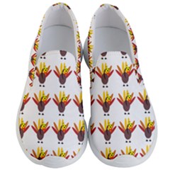 Turkey Thanksgiving Background Men s Lightweight Slip Ons by Mariart