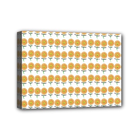 Sunflower Wrap Mini Canvas 7  X 5  (stretched) by Mariart