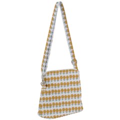 Sunflower Wrap Zipper Messenger Bag