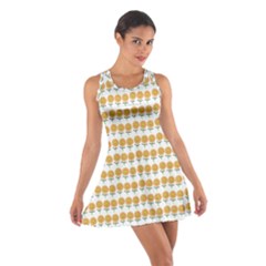 Sunflower Wrap Cotton Racerback Dress by Mariart