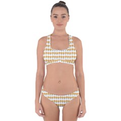 Sunflower Wrap Cross Back Hipster Bikini Set